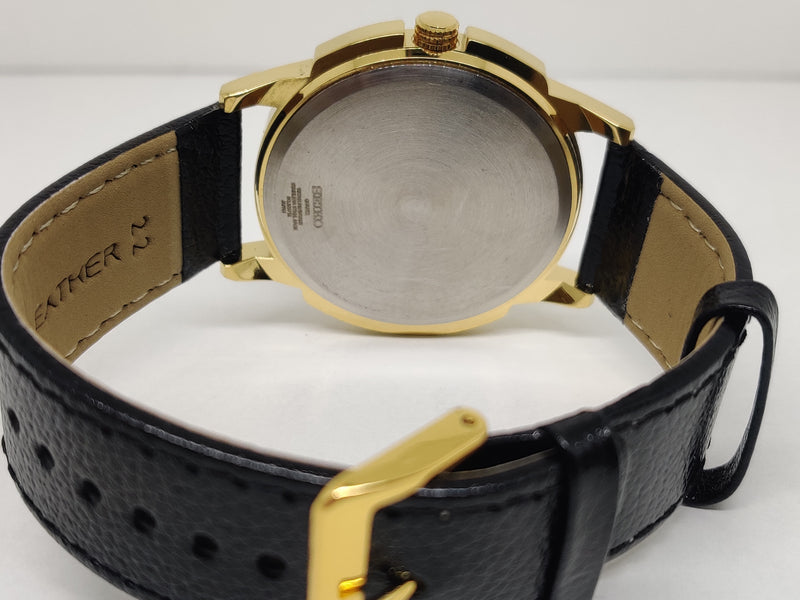 Seiko 5 Black Dial quartz Watch