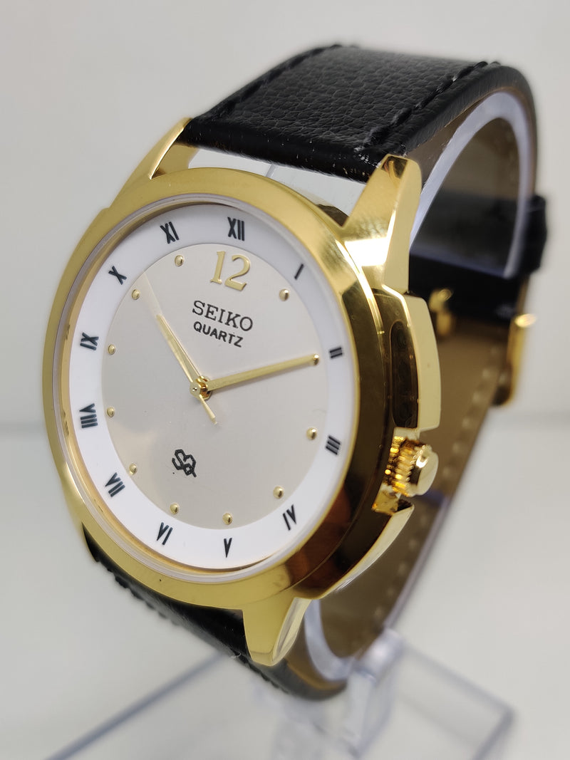 Seiko 5 Black Dial quartz Watch