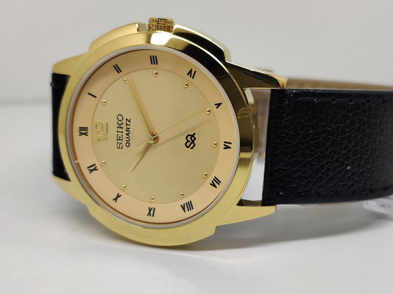 Seiko 5 Black Dial quartz Watch