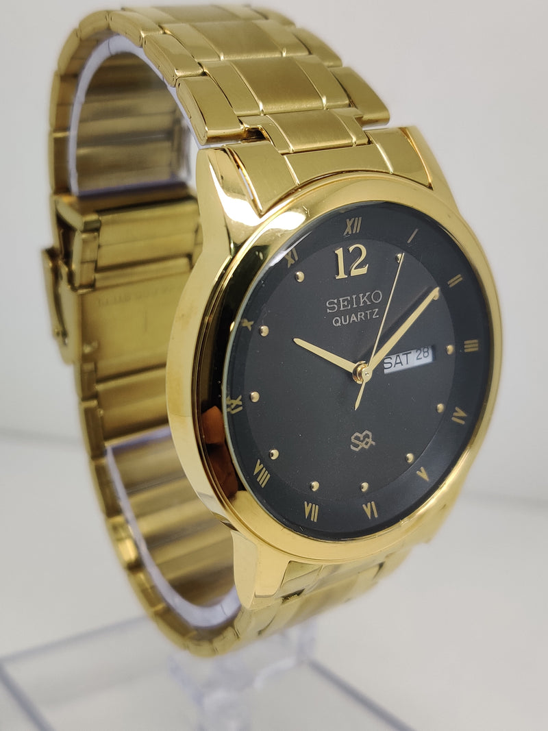Seiko 5 Black Dial quartz Watch