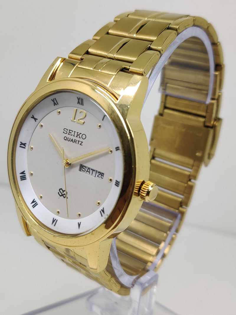 Seiko 5 Black Dial quartz Watch