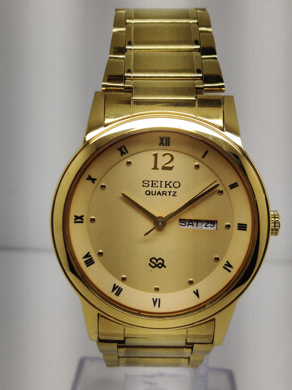 Seiko 5 Black Dial quartz Watch