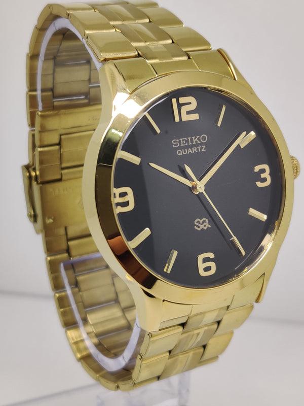 Seiko 5 Black Dial quartz Watch