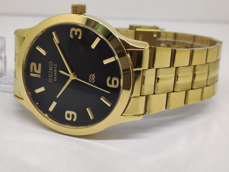 Seiko 5 Black Dial quartz Watch
