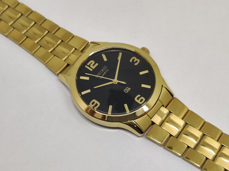 Seiko 5 Black Dial quartz Watch