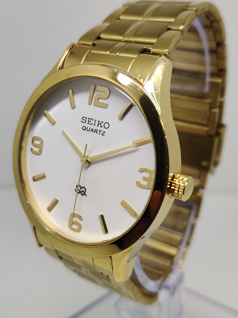 Seiko 5 Black Dial quartz Watch