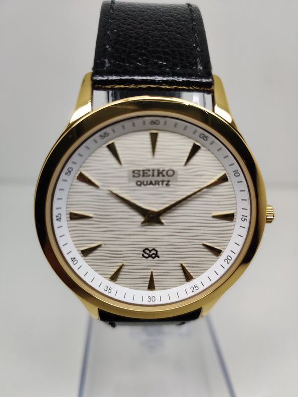 Seiko 5 Black Dial quartz Watch