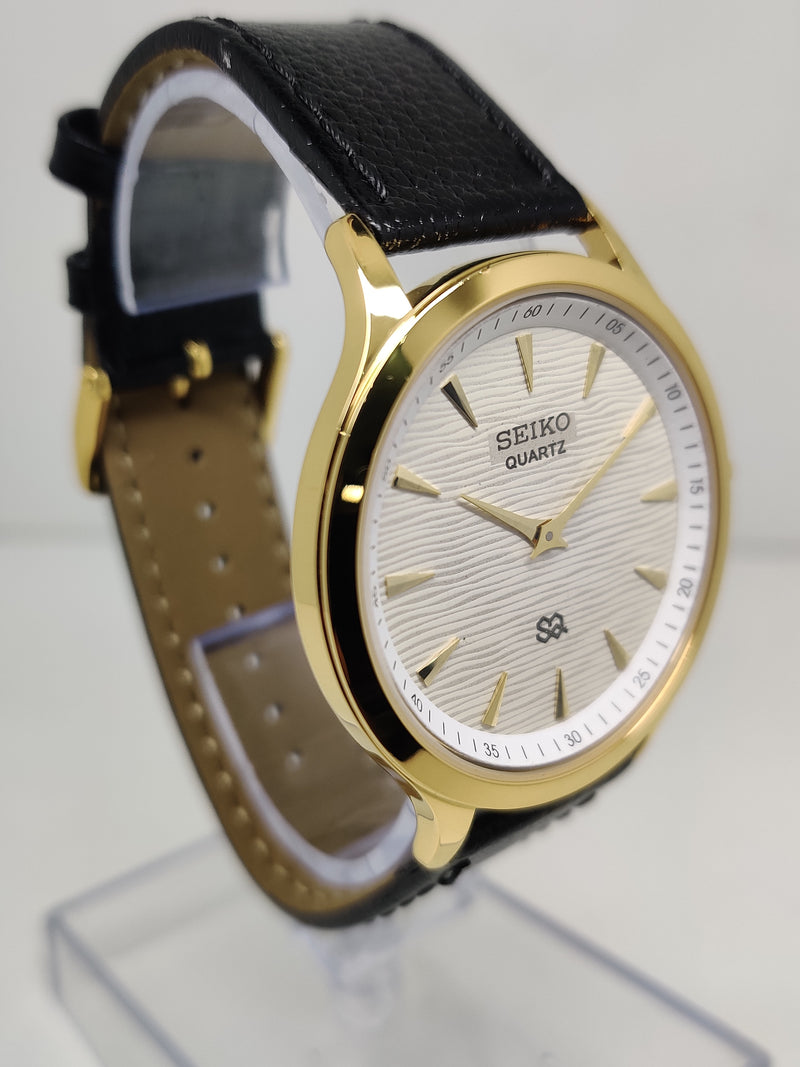 Seiko 5 Black Dial quartz Watch