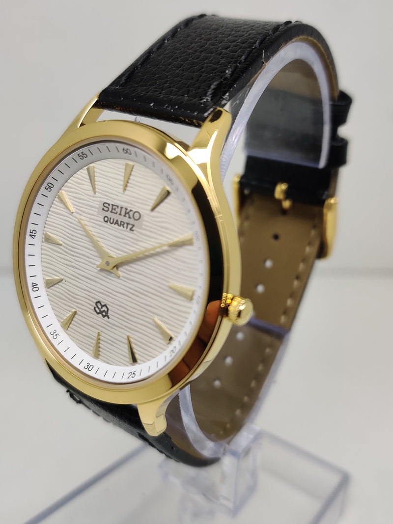 Seiko 5 Black Dial quartz Watch