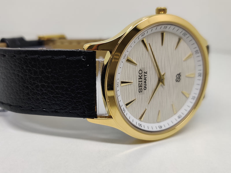 Seiko 5 Black Dial quartz Watch