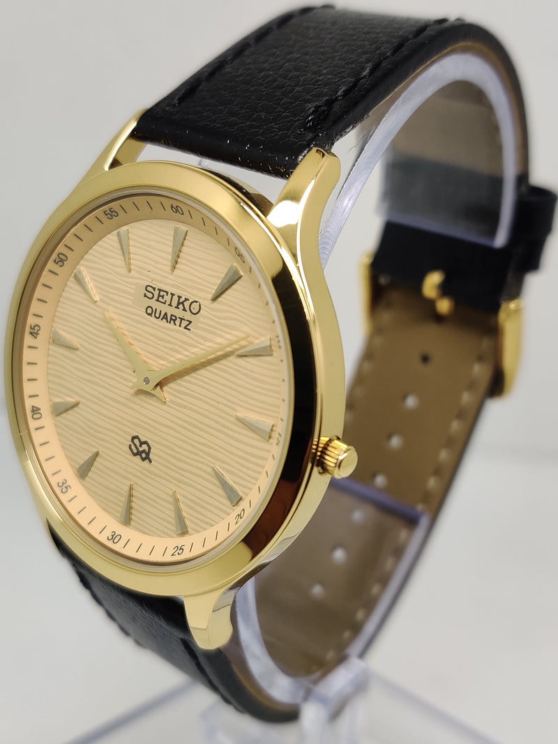 Seiko 5 Black Dial quartz Watch
