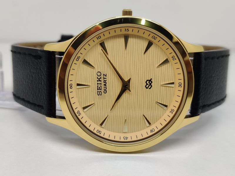 Seiko 5 Black Dial quartz Watch