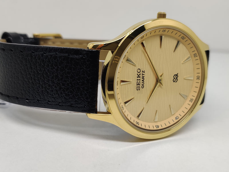 Seiko 5 Black Dial quartz Watch