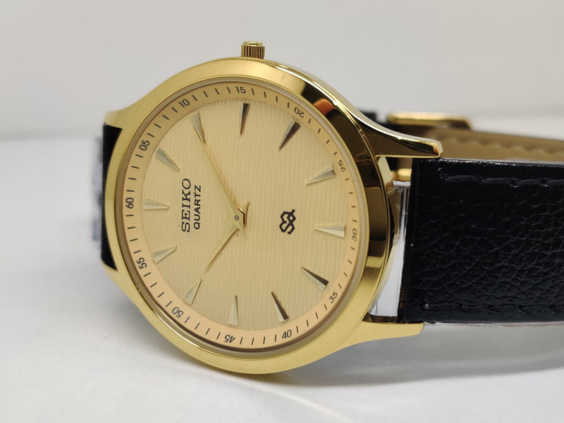 Seiko 5 Black Dial quartz Watch
