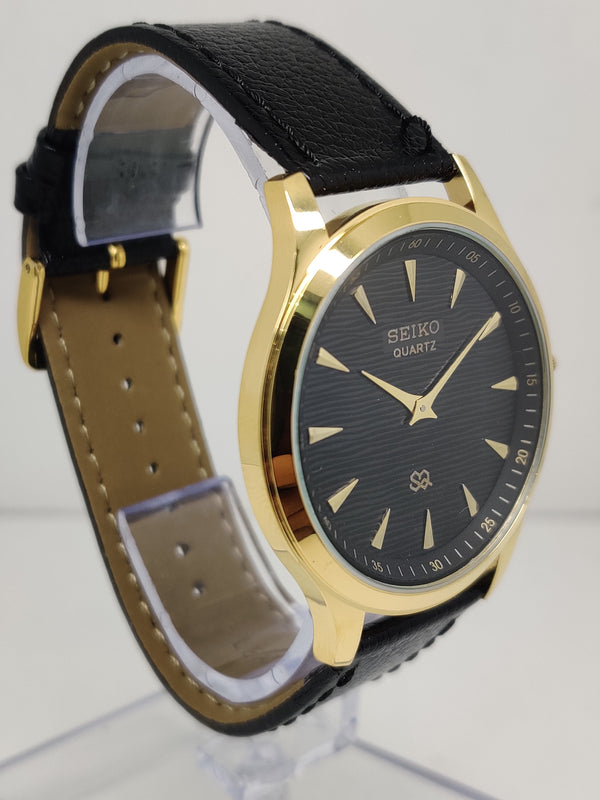 Seiko 5 Black Dial quartz Watch