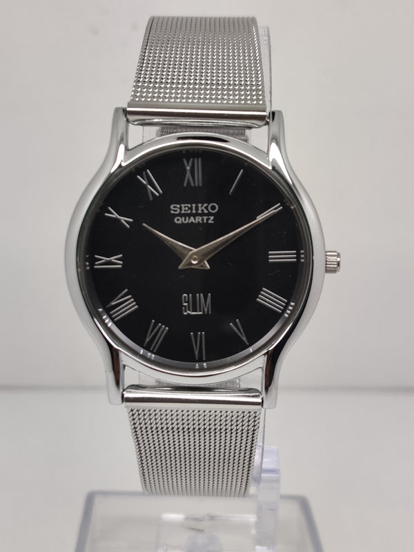 Seiko 5 Black Dial quartz Watch