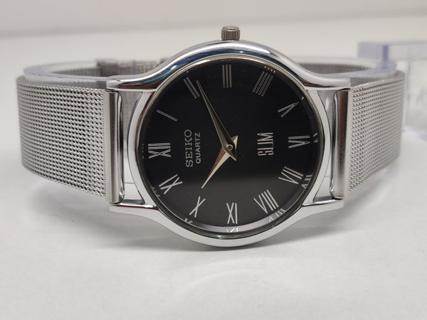 Seiko 5 Black Dial quartz Watch