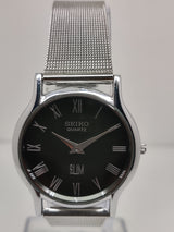 Seiko 5 Black Dial quartz Watch