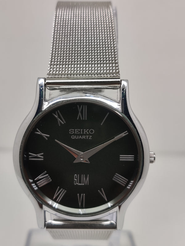 Seiko 5 Black Dial quartz Watch