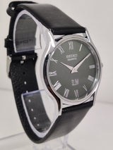 Seiko 5 Black Dial quartz Watch