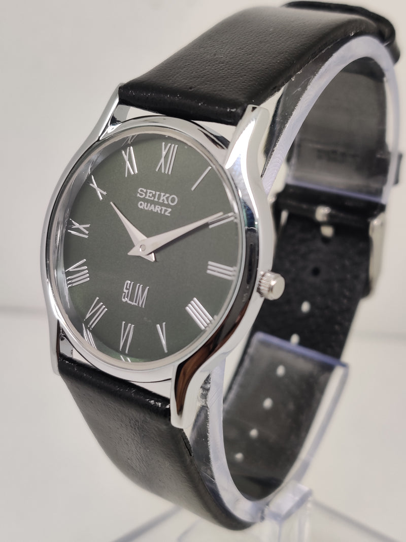 Seiko 5 Black Dial quartz Watch