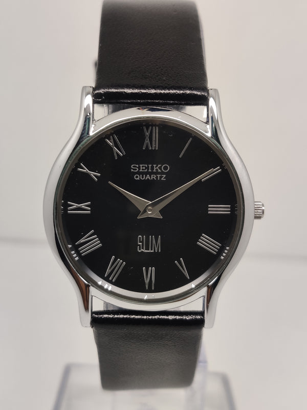 Seiko 5 Black Dial quartz Watch