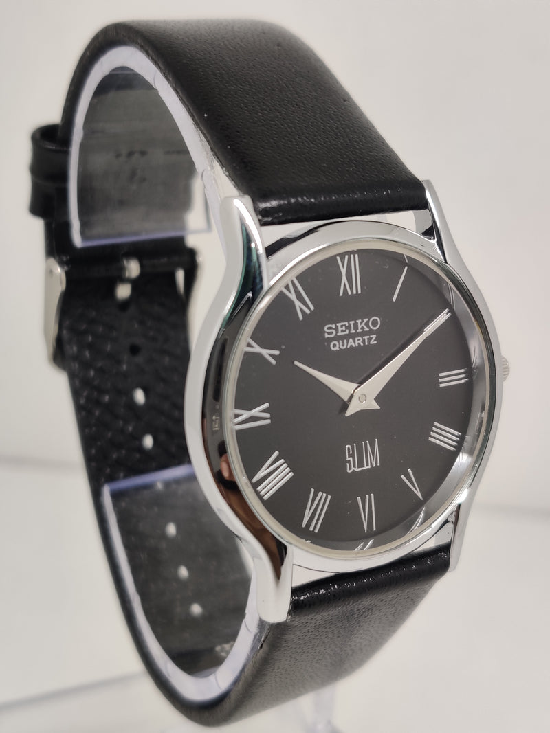 Seiko 5 Black Dial quartz Watch
