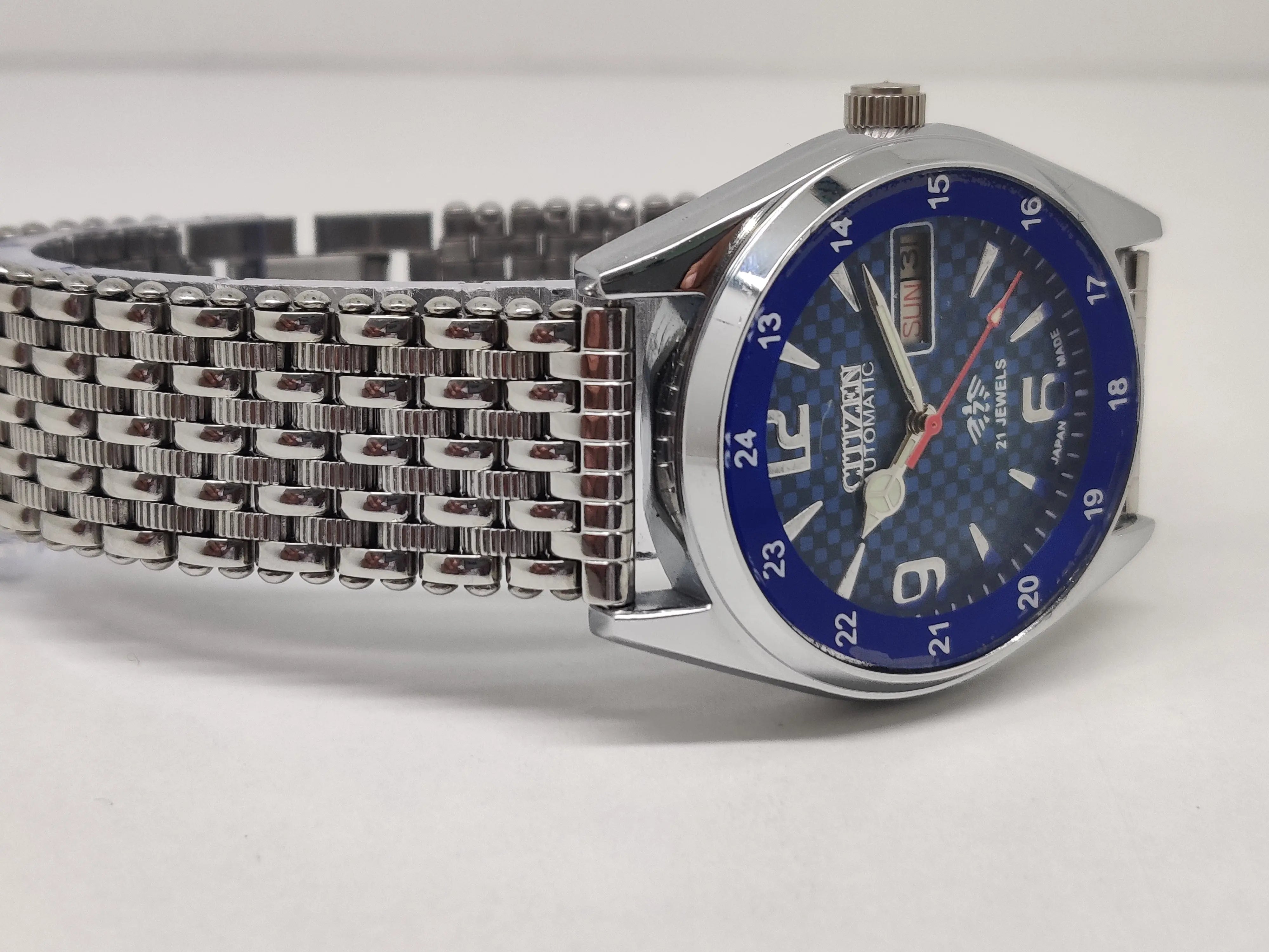 Citizen Automatic 8200 Movement stainless steel Japan Made 21 Jewels Men s Wrist Watch National Watches
