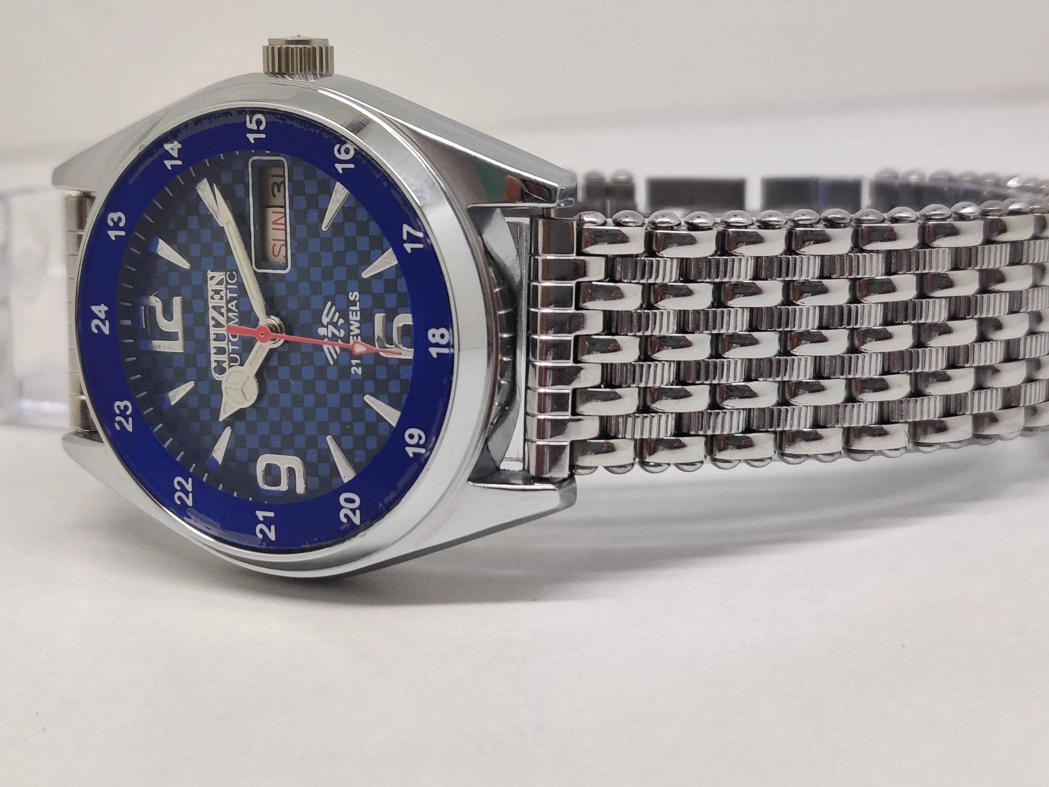 Citizen Automatic 8200 Movement stainless steel Japan Made 21 Jewels Men s Wrist Watch National Watches