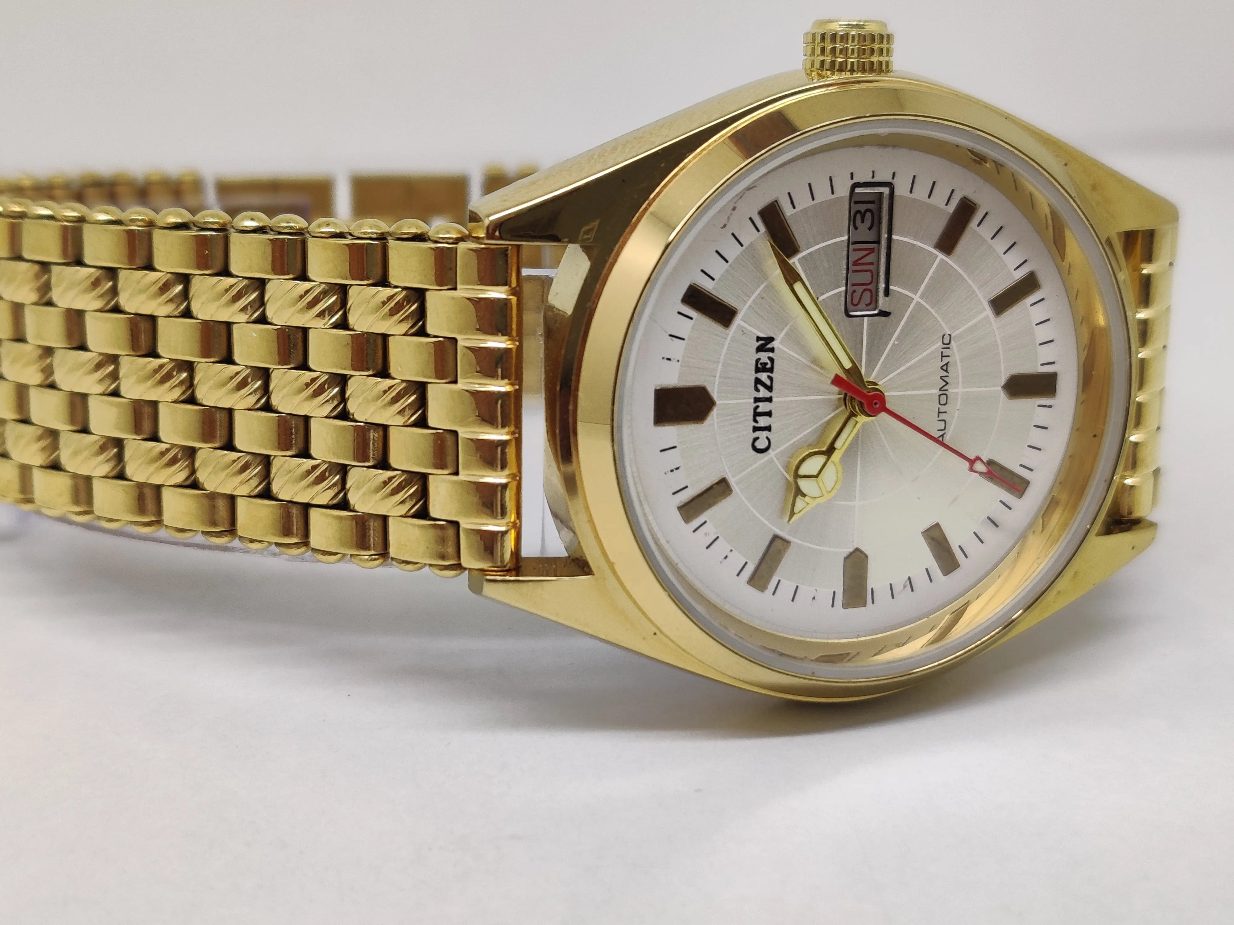 Citizen Automatic 8200 Movement stainless steel Japan Made 21 Jewels Men s Wrist Watch National Watches