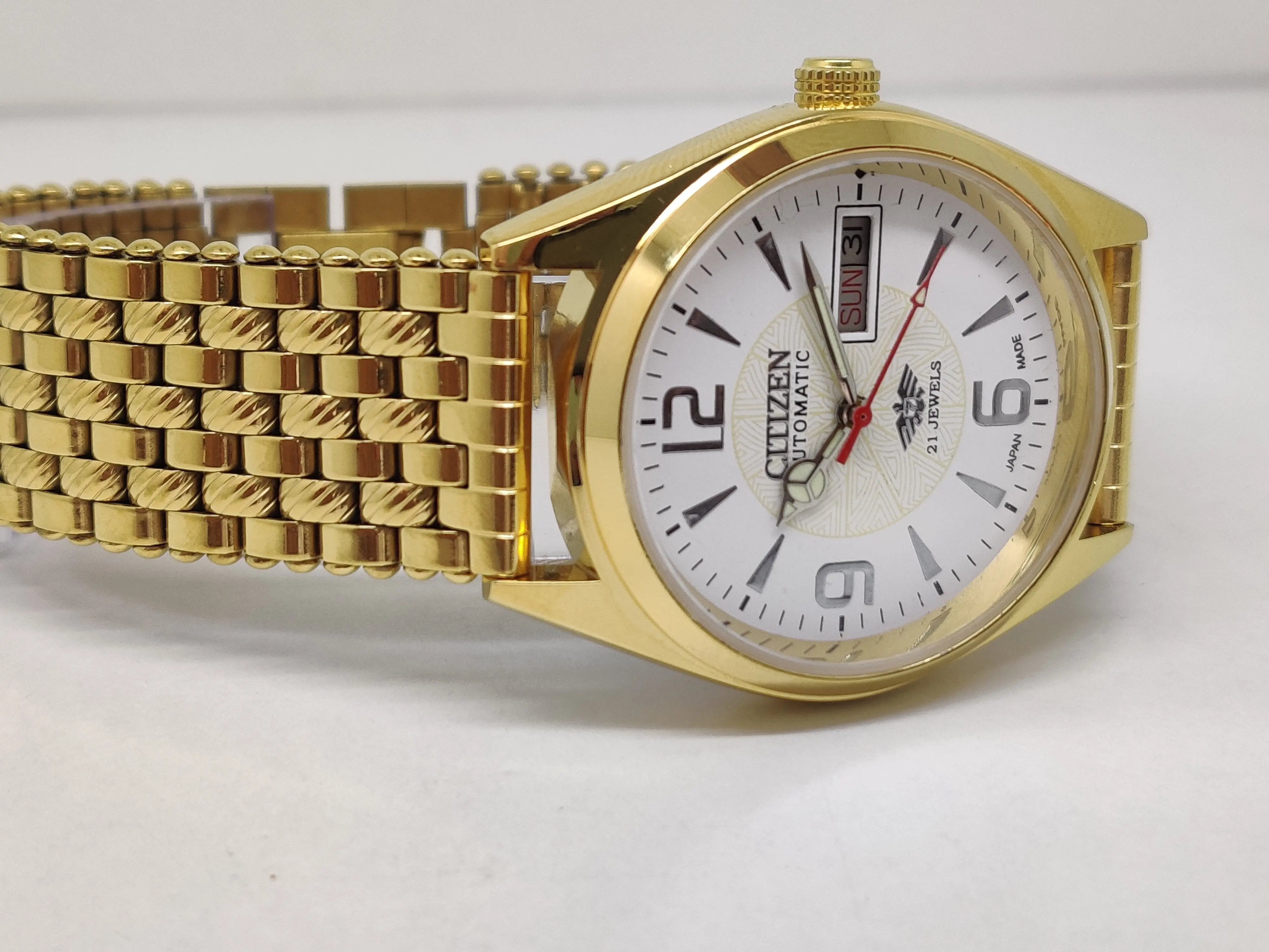 Citizen Automatic 8200 Movement stainless steel Japan Made 21 Jewels Men s Wrist Watch National Watches