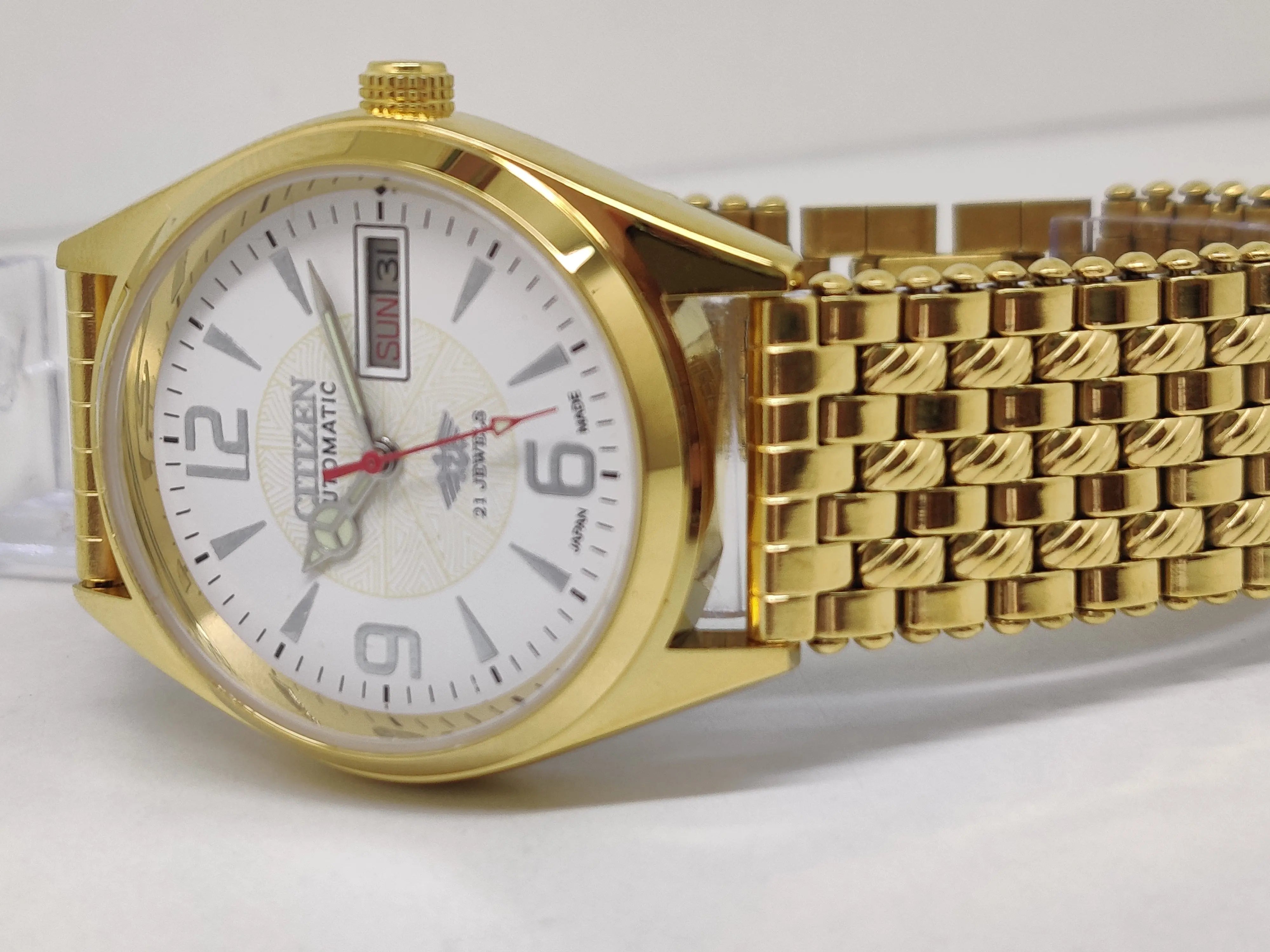 Citizen Automatic 8200 Movement stainless steel Japan Made 21 Jewels Men s Wrist Watch National Watches