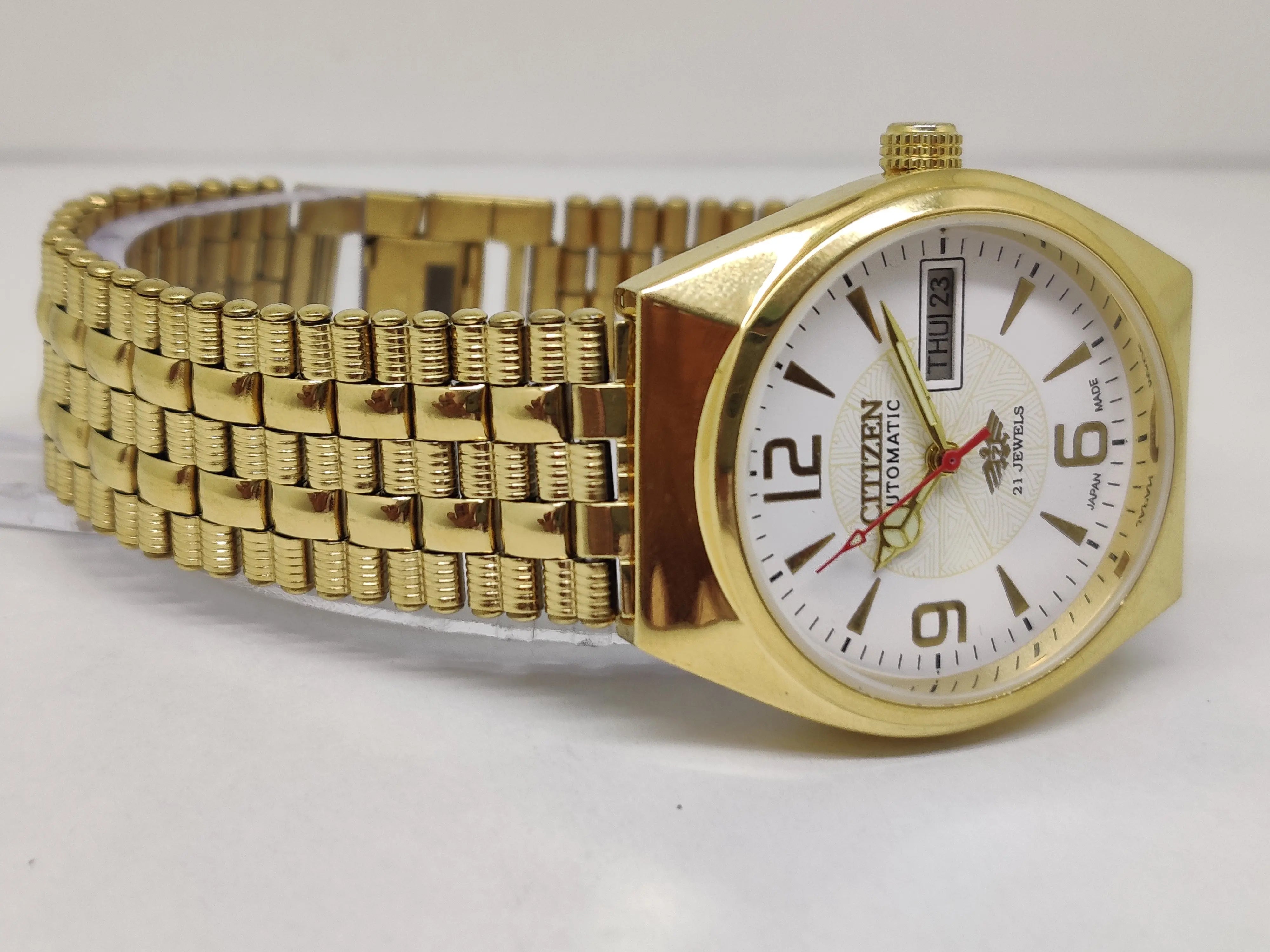 Citizen Automatic 8200 Movement stainless steel Japan Made 21 Jewels Men s Wrist Watch National Watches