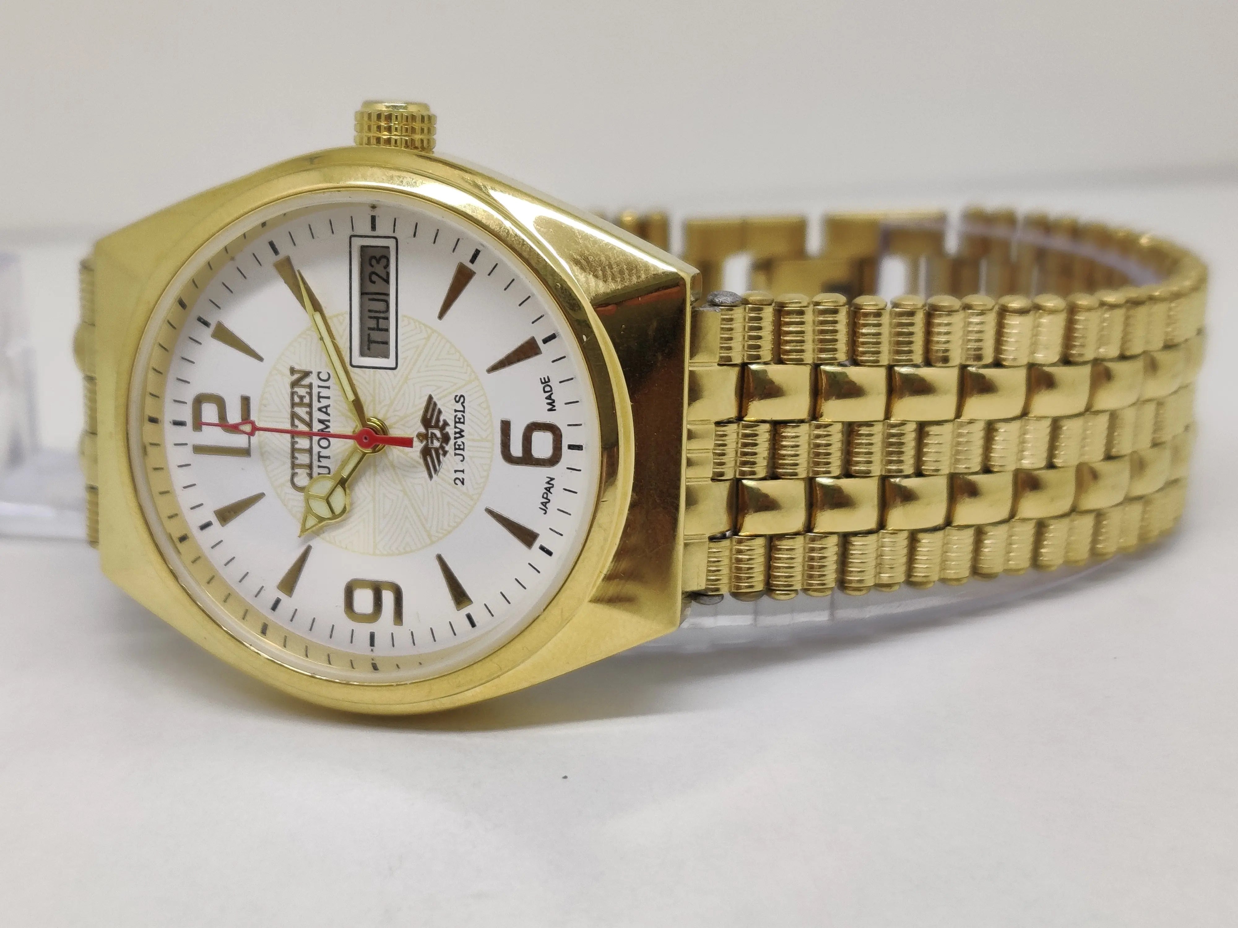 Citizen Automatic 8200 Movement stainless steel Japan Made 21 Jewels Men s Wrist Watch National Watches