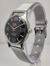 Hmt Pilot Mechanical Handwinding Movement stainless Steel Para Shock 17 Jewels Analog Dial Wrist Watch For Men