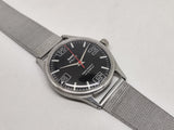 Hmt Pilot Mechanical Handwinding Movement stainless Steel Para Shock 17 Jewels Analog Dial Wrist Watch For Men