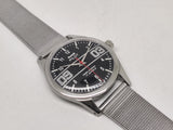 Hmt Pilot Mechanical Handwinding Movement stainless Steel Para Shock 17 Jewels Analog Dial Wrist Watch For Men