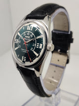 Hmt Pilot Mechanical Handwinding Movement stainless Steel Para Shock 17 Jewels Analog Dial Wrist Watch For Men