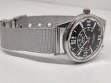 Hmt Pilot Mechanical Handwinding Movement stainless Steel Para Shock 17 Jewels Analog Dial Wrist Watch For Men