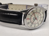 Hmt Pilot Mechanical Handwinding Movement stainless Steel Para Shock 17 Jewels Analog Dial Wrist Watch For Men