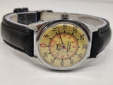 Hmt Pilot Mechanical Handwinding Movement stainless Steel Para Shock 17 Jewels Analog Dial Wrist Watch For Men