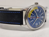 Hmt Pilot Mechanical Handwinding Movement stainless Steel Para Shock 17 Jewels Analog Dial Wrist Watch For Men