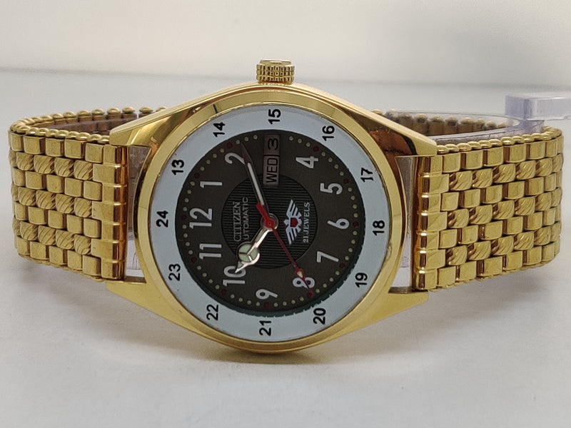 Citizen Automatic 8200 Movement stainless steel Japan Made 21 Jewels Men s Wrist Watch