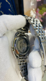 (Super Rare) 1983 Seiko 5 Automatic 7S26 with Glass Back Vintage Watch (Pre Owned
