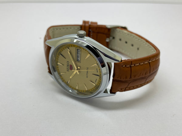 Seiko 5 Black Dial Automatic Vintage Watch