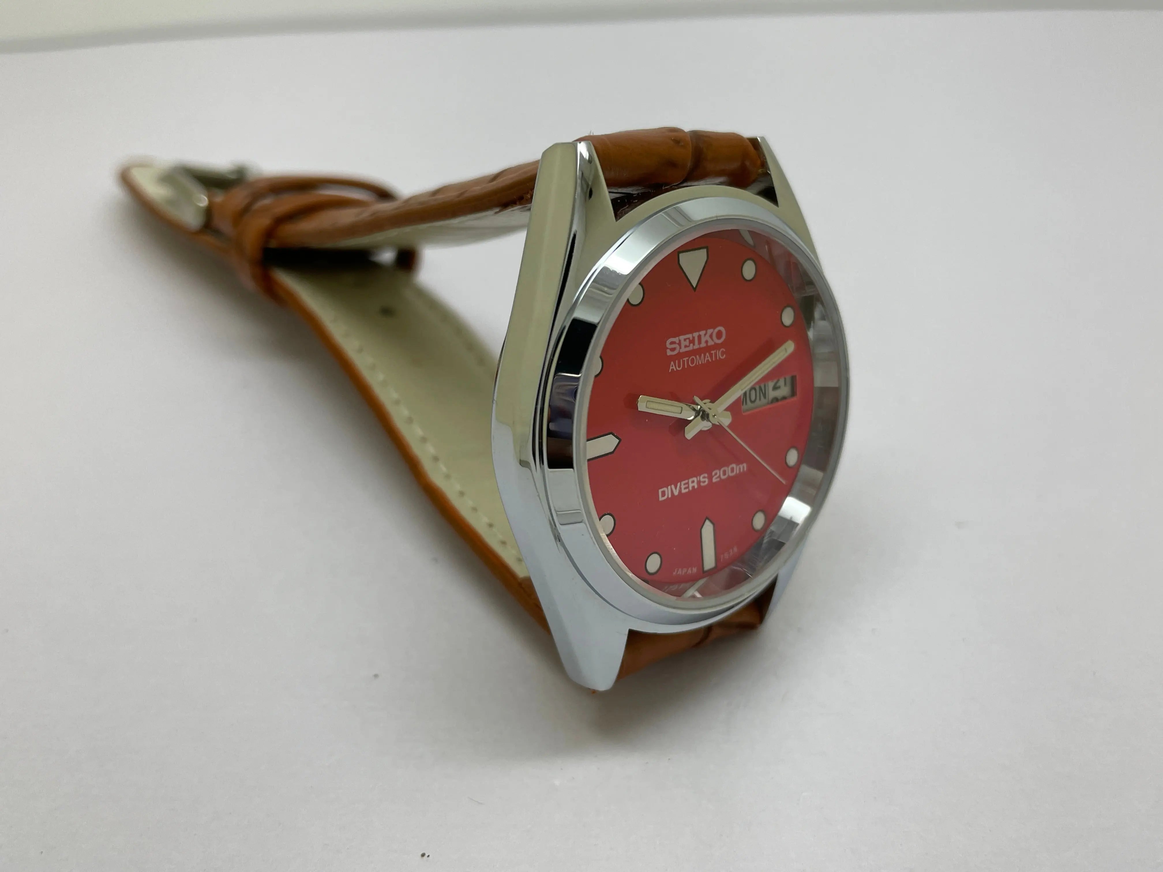 Seiko 5 Black Dial Automatic Vintage Watch National Watches