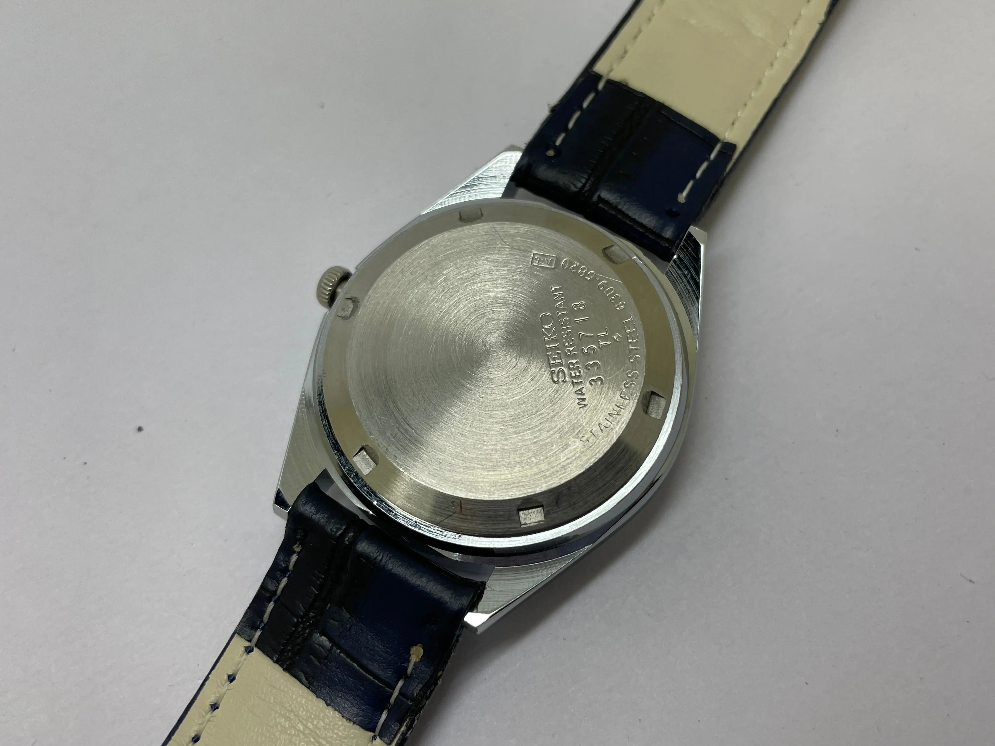 Seiko 5 Black Dial Automatic Vintage Watch National Watches