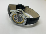 Seiko 5 Black Dial Automatic Vintage Watch sports