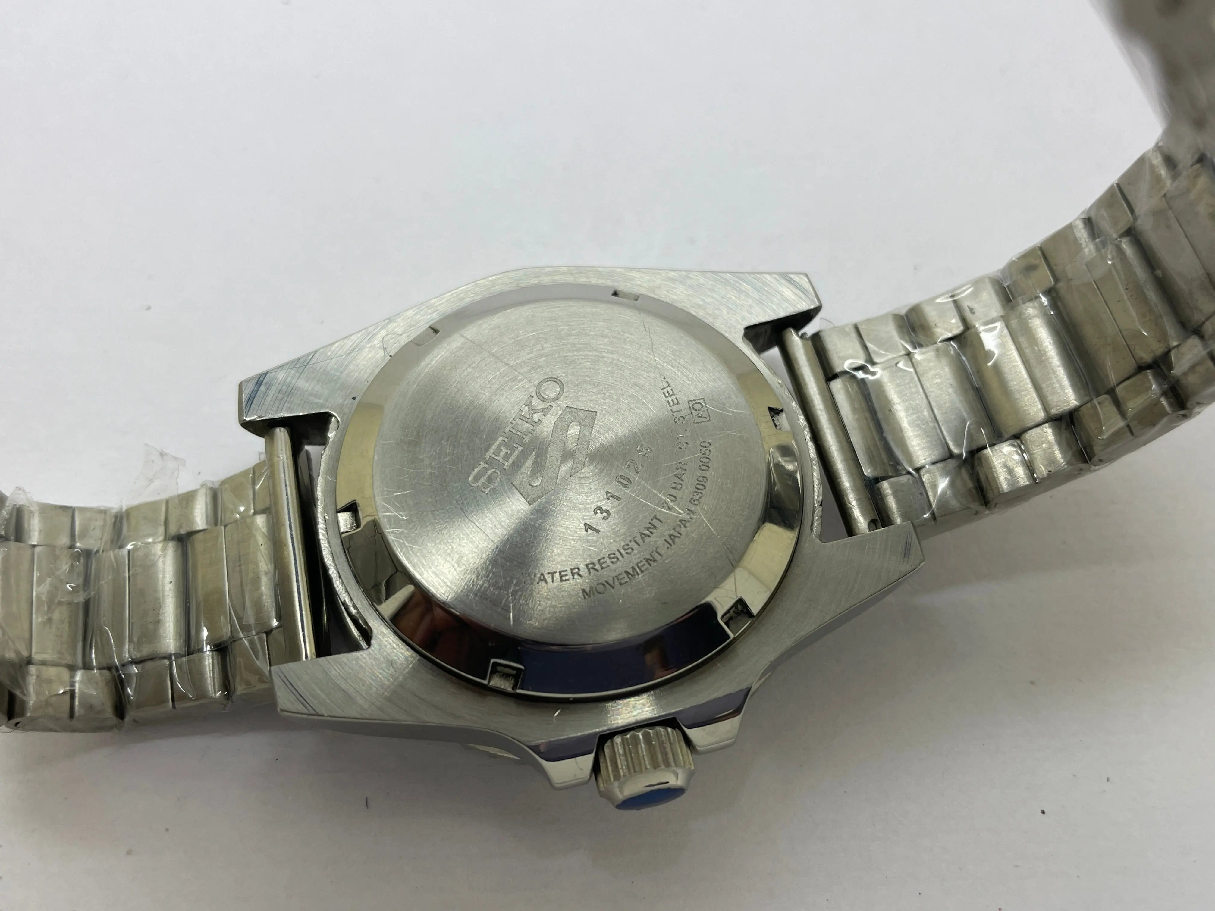 Seiko 5 Black Dial Automatic Vintage Watch sports National Watches
