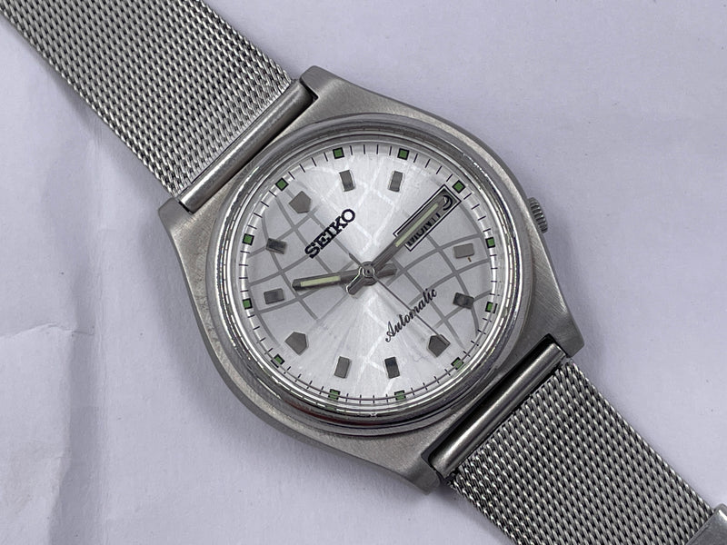 Seiko 5 Black Dial Automatic Vintage Watch